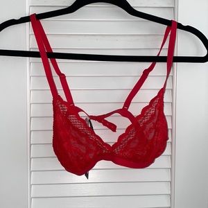 Red bra